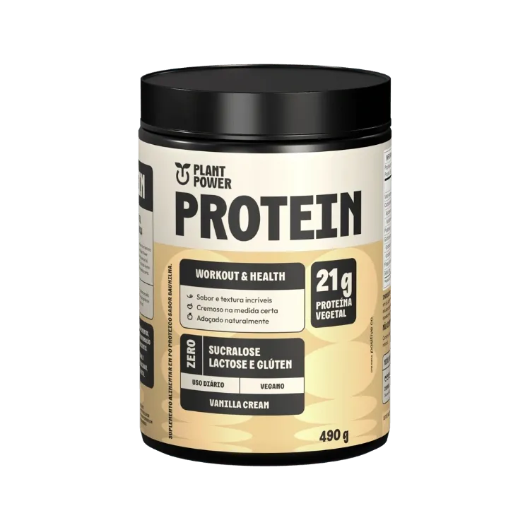 Proteína Vegetal Sabor Baunilha Plant Power 490g