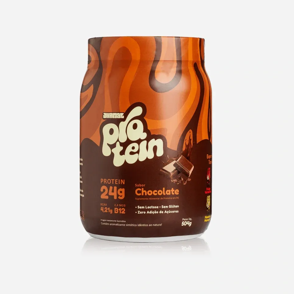 Proteina Vegetal Sabor Chocolate Jhamal 504g