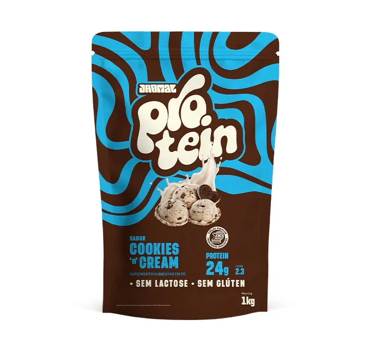 Proteina Vegetal Sabor Cookies N Cream Jhamal 1Kg