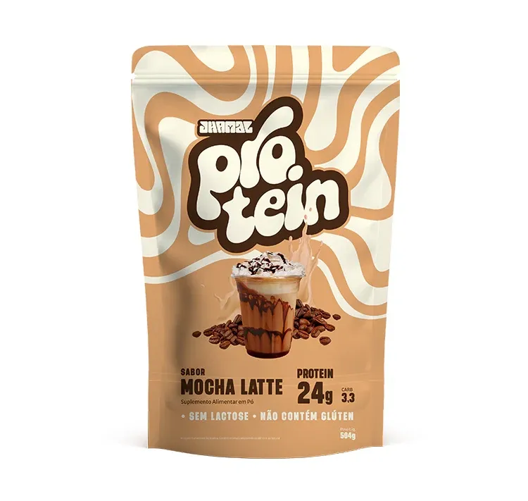 Proteina Vegetal Sabor Mocha Latte Jhamal 504g