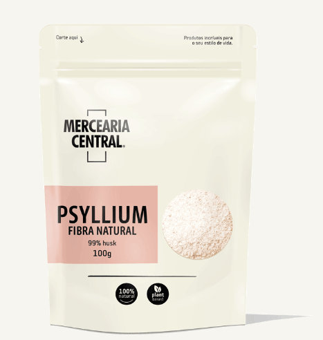 Psyllium Fibra Natural  99 Husk Mercearia Central  100g