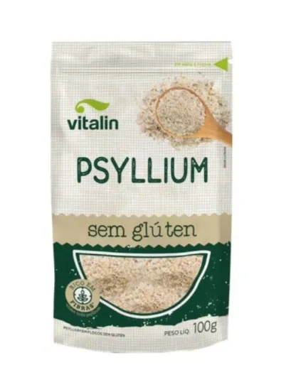Psyllium Sem Glúten Vitalin 100g