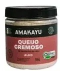 Queijo Cremoso Vegetal sabor Alho Amakayu 160g refrig.