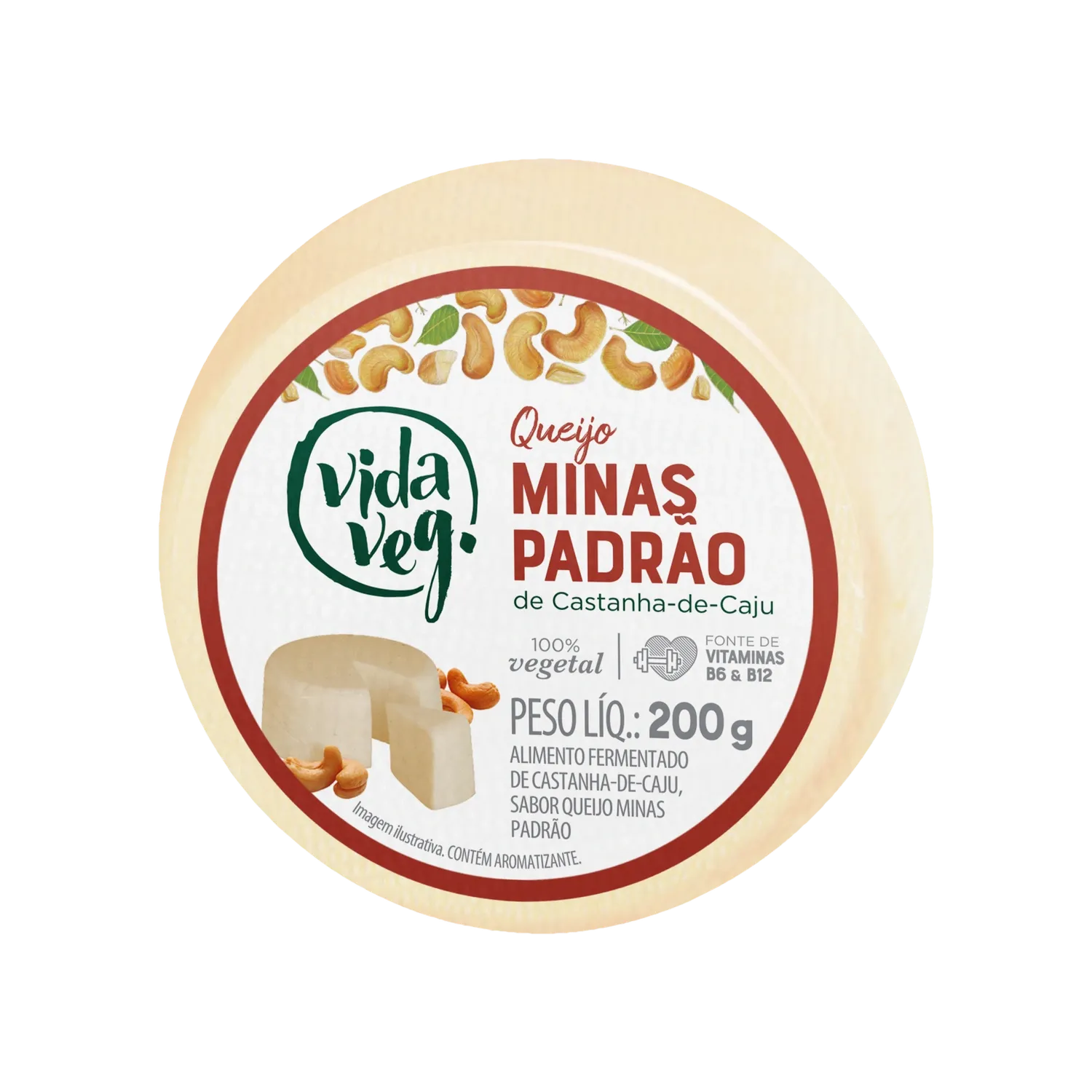 Queijo Minas Padrão Vida Veg 200g refrig.