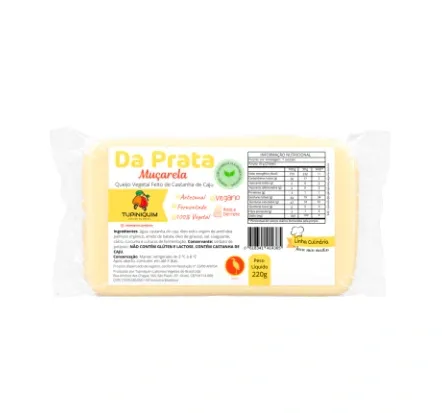 Queijo Mussarela Vegetal da Prata Tupiniquim 220g refrig.