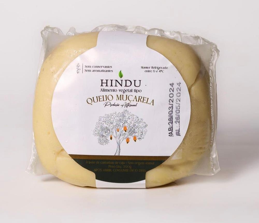 Queijo Mussarela Vegetal Hindu 200g refrig.