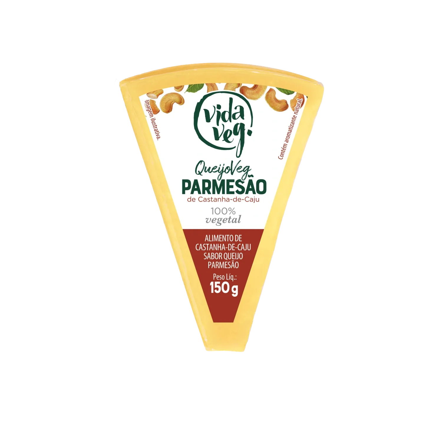 Queijo Sabor Parmesão Vida Veg 150g refrig.
