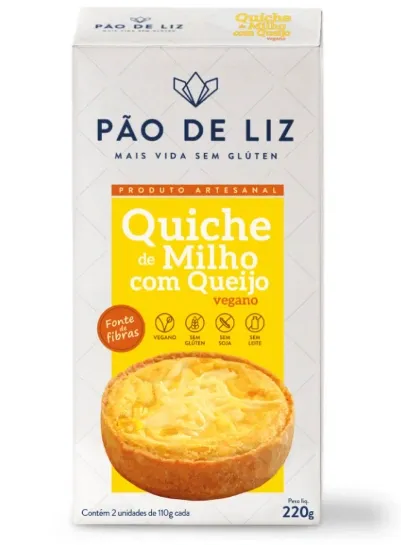 Quiche de Milho s/ Gluten Pao de Liz 220g