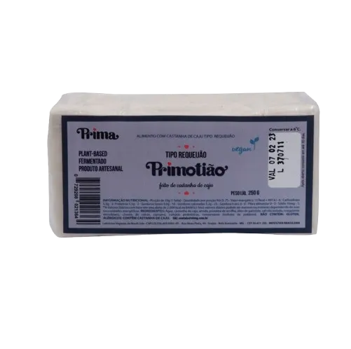 Requeijão De Corte Vegetal Primotião Viveg 250g refrig.