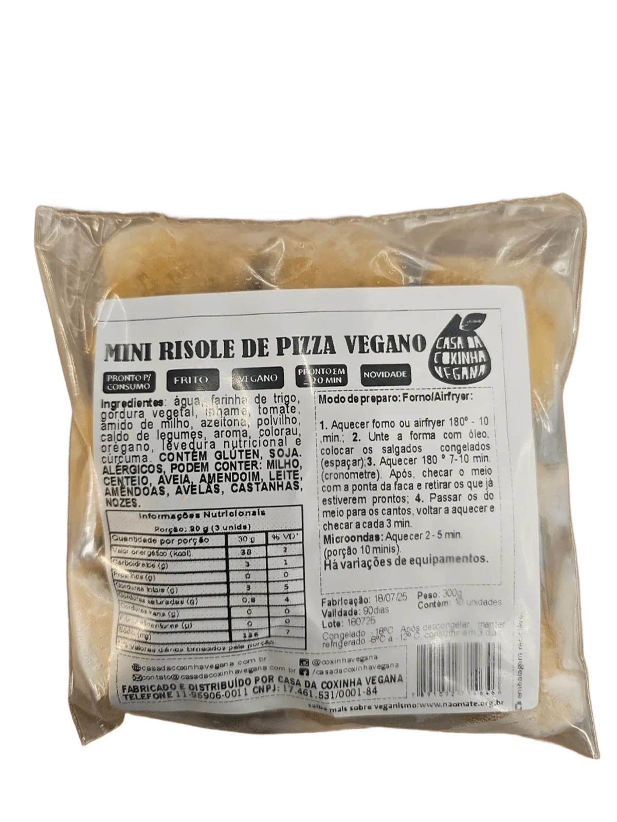 Risole de Pizza Casa da Coxinha 300g refrig.