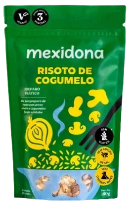 Risoto De Cogumelos Arroz Arbório, Shitake E Funghi Mexidona 180g