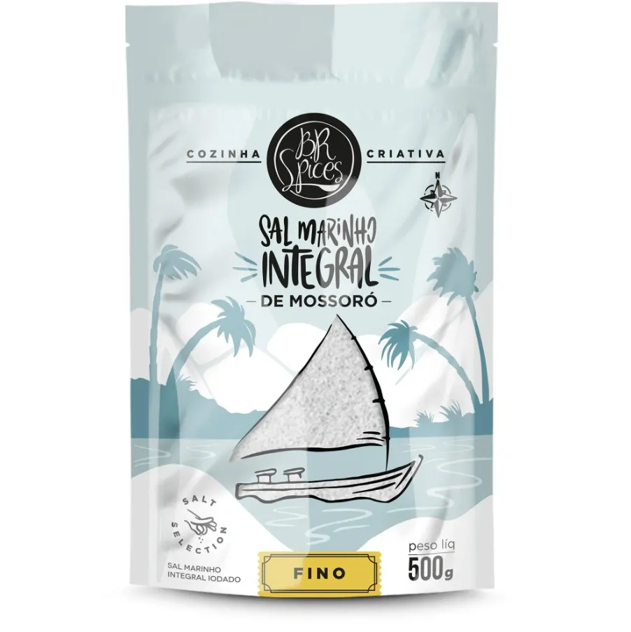 Sal Marinho Integral Br Spices 500g