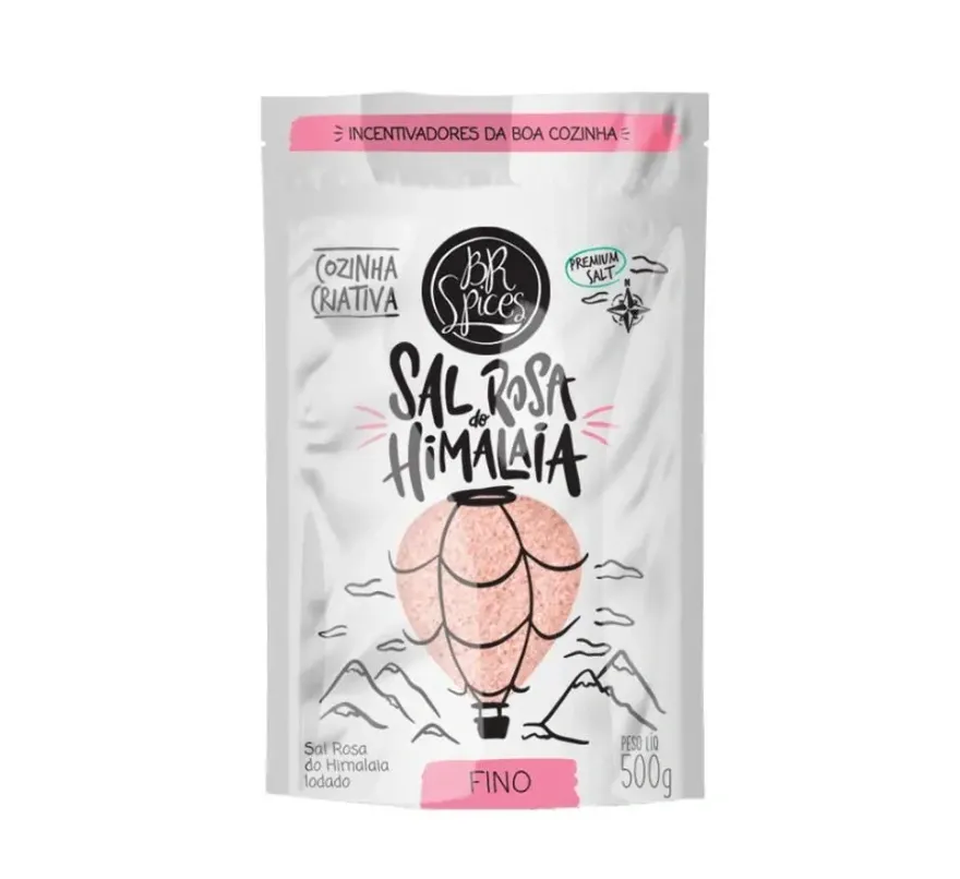 Sal Rosa do Himalaia Br Spices 500g