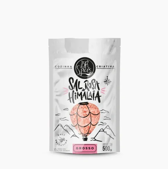 Sal Rosa do Himalaia Grosso Br Spices 500g