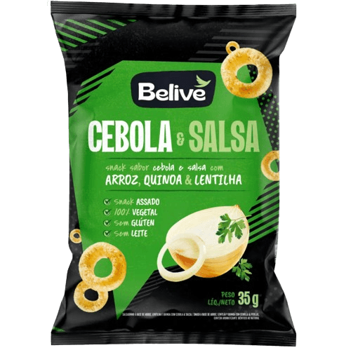 Salgadinho de Cebola e Salsa Belive 35g