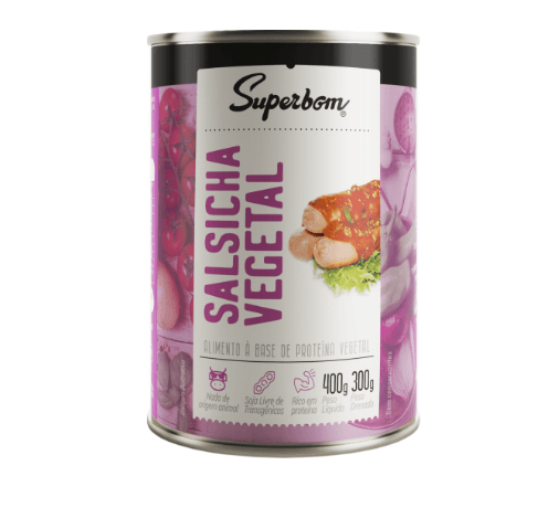 Salsicha Vegetal Superbom 400g