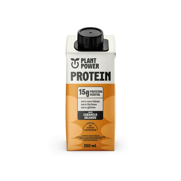 Shake Protein Caramelo Salgado Plant Power 250ml