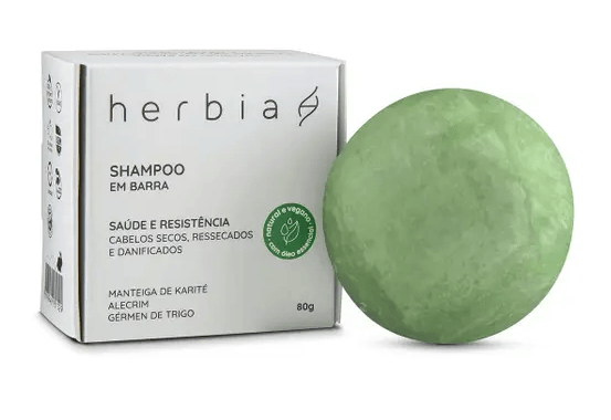 Shampoo em Barra Saúde e Resistência Herbia 80g