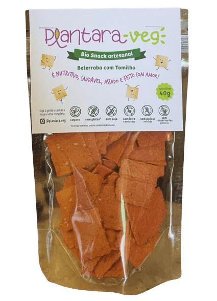 Snack Beterraba com Tomilho Plantara Veg 40g
