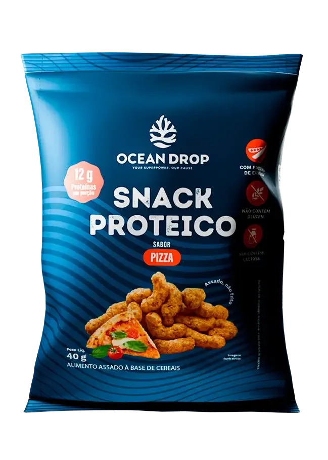 Snack Proteico Sabor Pizza Ocean Drop 40g