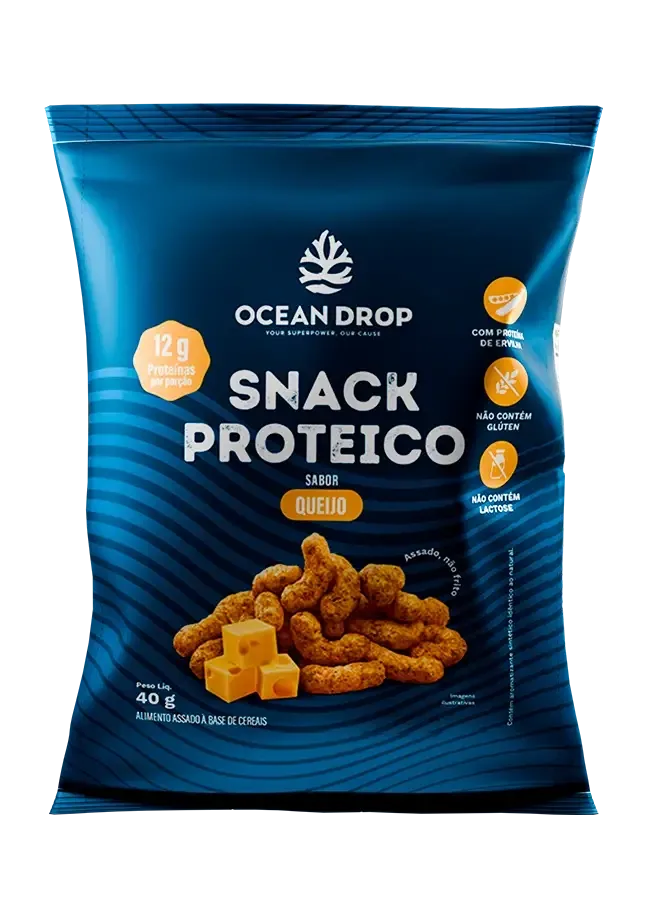 Snack Proteico Sabor Queijo Ocean Drop 40g