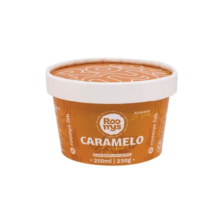 Sorvete Caramelo Roomys 250ml refrig.