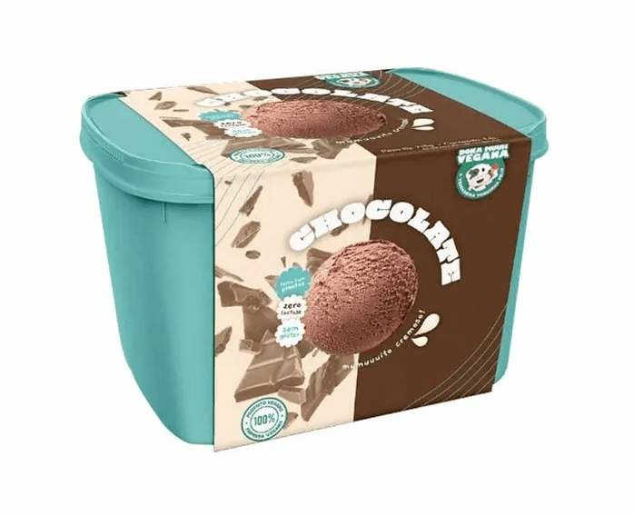 Sorvete Vegano Sabor Chocolate Dona Muuh 1,5l refrig.
