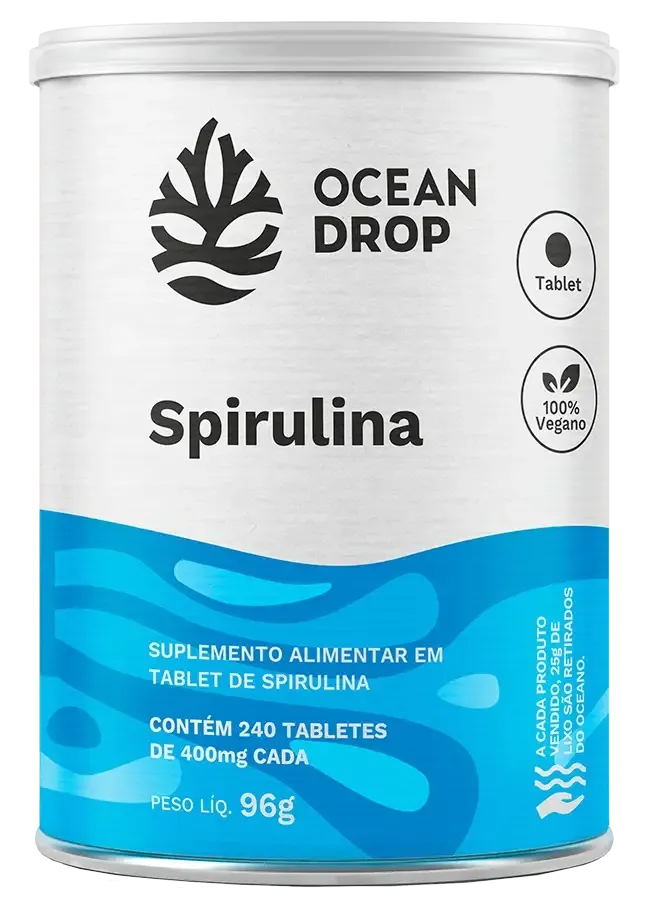 Spirulina Ocean Drop 240 Tablets 400mg