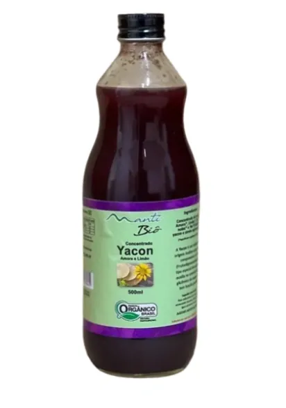 Suco Concentrado de Yacon Amora e Limao Manti Bio 500 ml