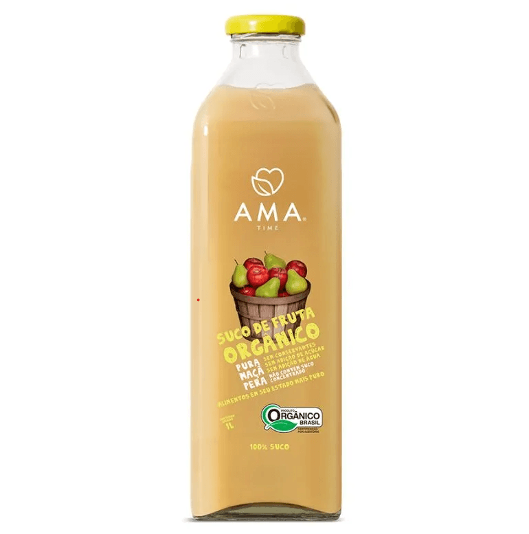 Suco Maça e Pera Orgânico Ama 1L