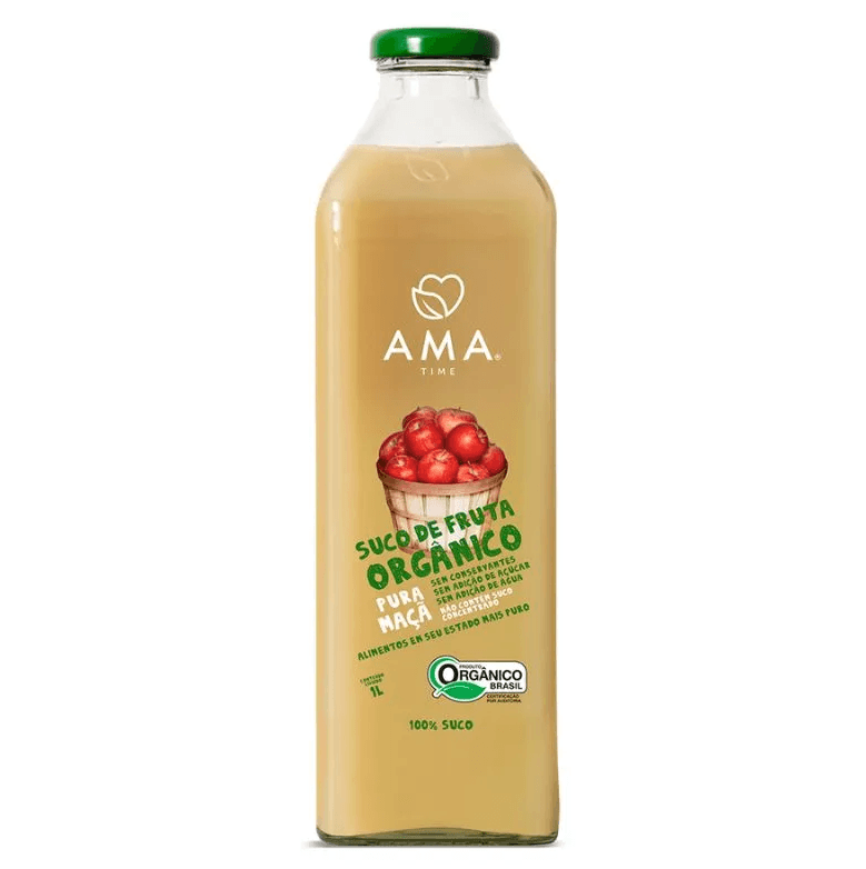 Suco Maça Orgânico Ama 1L : ALIMENTOS E BEBIDAS - Bebidas - Suco ...