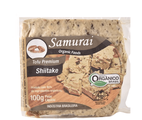 Tofu Defumado Shitake Organico Samurai 100g refrig.