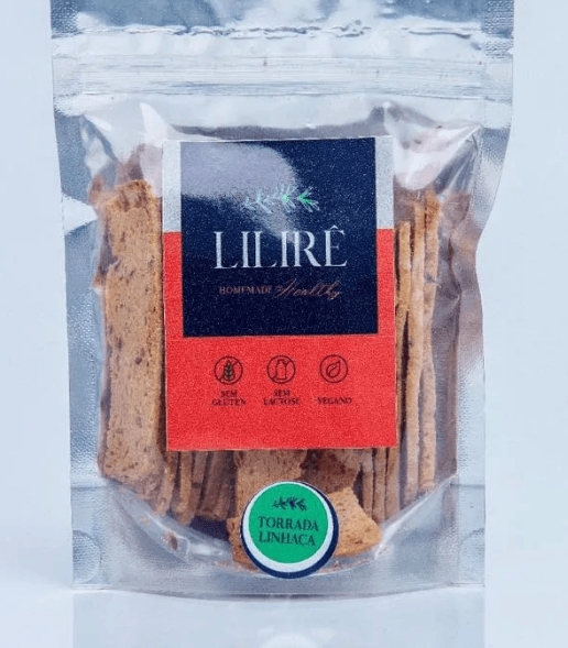 Torrada Linhaça Lilire 80g
