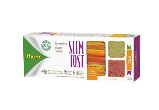Torrada Slim Tost Veg Fhom 110g