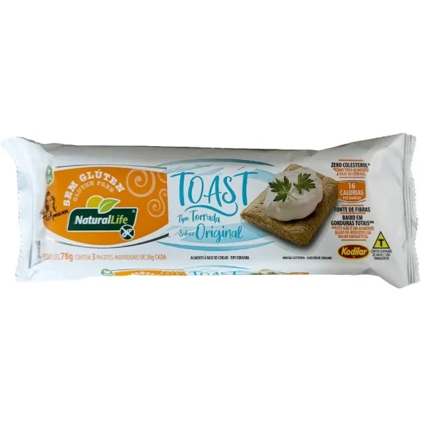Torrada Toast Original Natural Life 78g