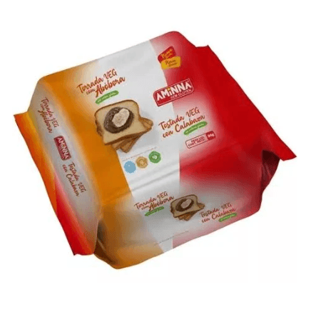 Torrada Veg Sem Gluten com Abobora Aminna 90g