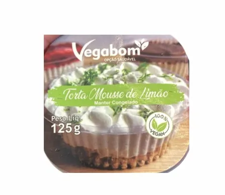 Torta de Limão Vegabom 125g refrig.