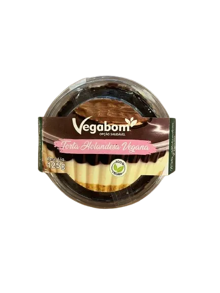 Torta Holandesa Vegana Vegabom 125g refrig.