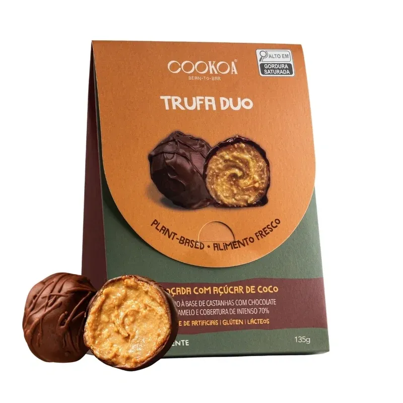Trufas Recheadas Duo Cookoa 135g