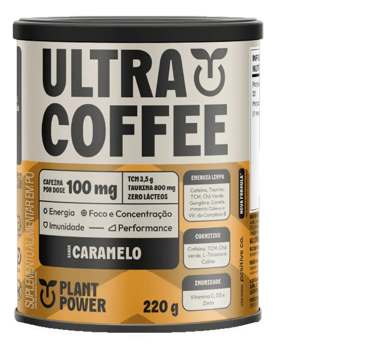 Ultracoffee Caramelo Plant Power 220g