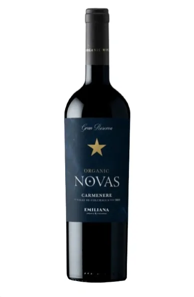 Vinho Carmenere Emiliana Orgânico e Vegano Novas 750ml refrig.