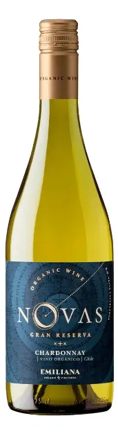 Vinho Chardonnay Emiliana Orgânico e Vegano Novas 750ml refrig.