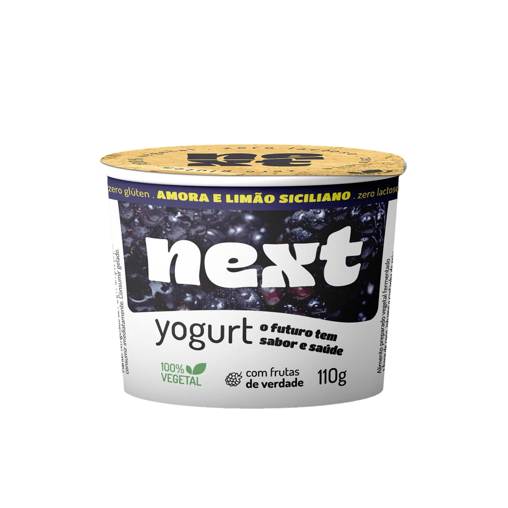 Yogurt Sabor Amora e Limão Siciliano Next 110g refrig.