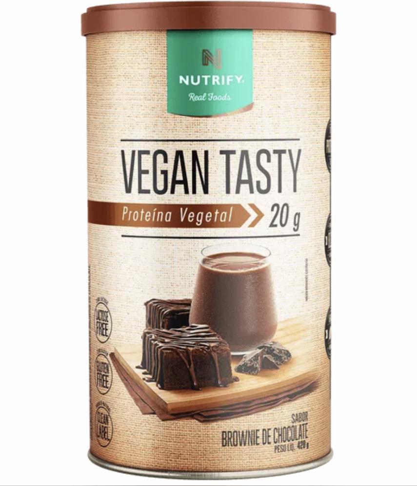Proteina Vegan Tasty Brownie De Chocolate Nutrify 420g