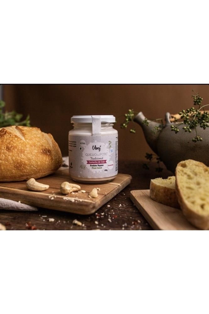 Queijo Cremoso Vegano No Pote Tradicional Viveg 180g refrig.