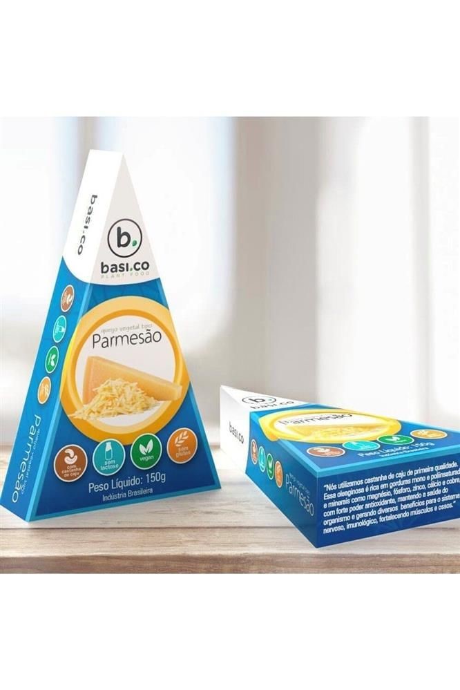 Queijo Parmesão Vegetal Basico 150g refrig.