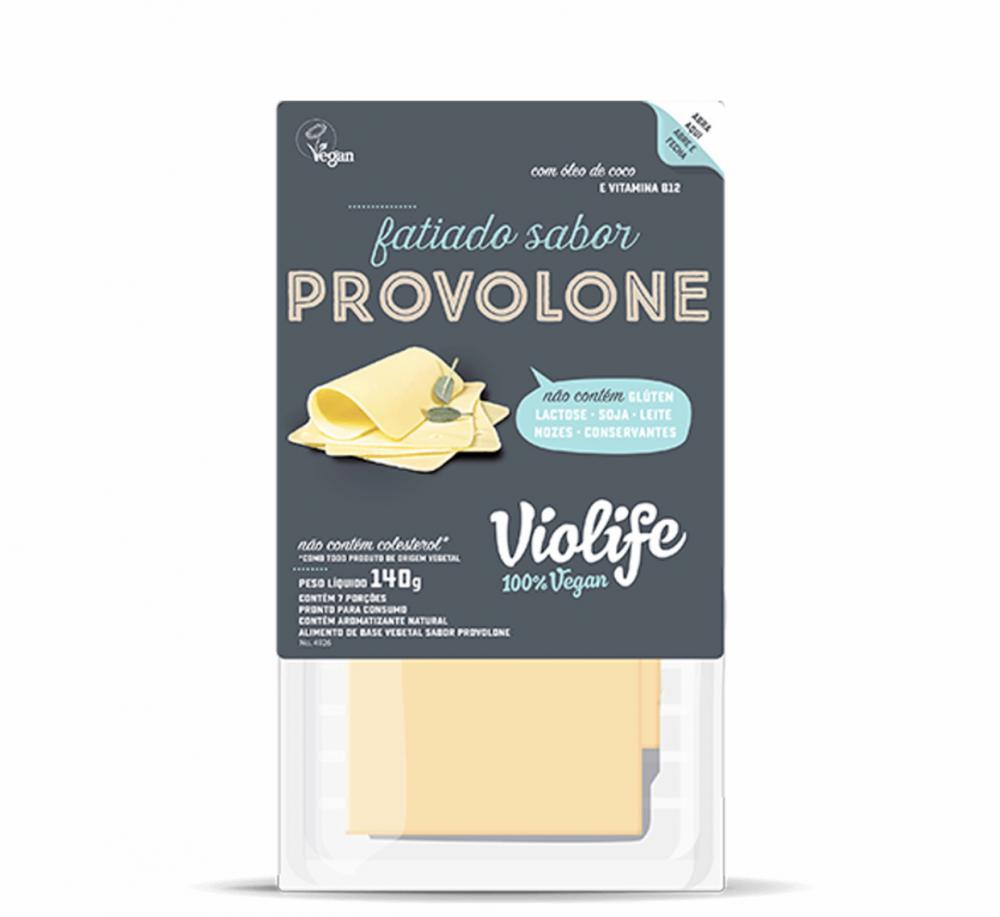 Queijo Provolone Vegetal Fatiado Violife 140g Congelados e Refrigerados Laticínios Plant