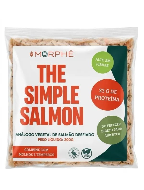 Salmão Vegetal Desfiado The Simple Salmon 200g refrig.
