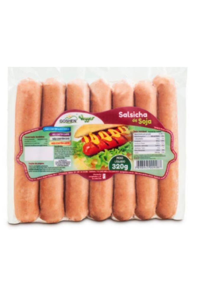 Salsicha De Soja Goshen  320g refrig.