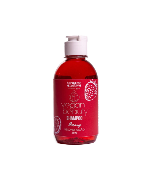 Shampoo Vegan Beauty De Morango Twoone Onetwo 250g